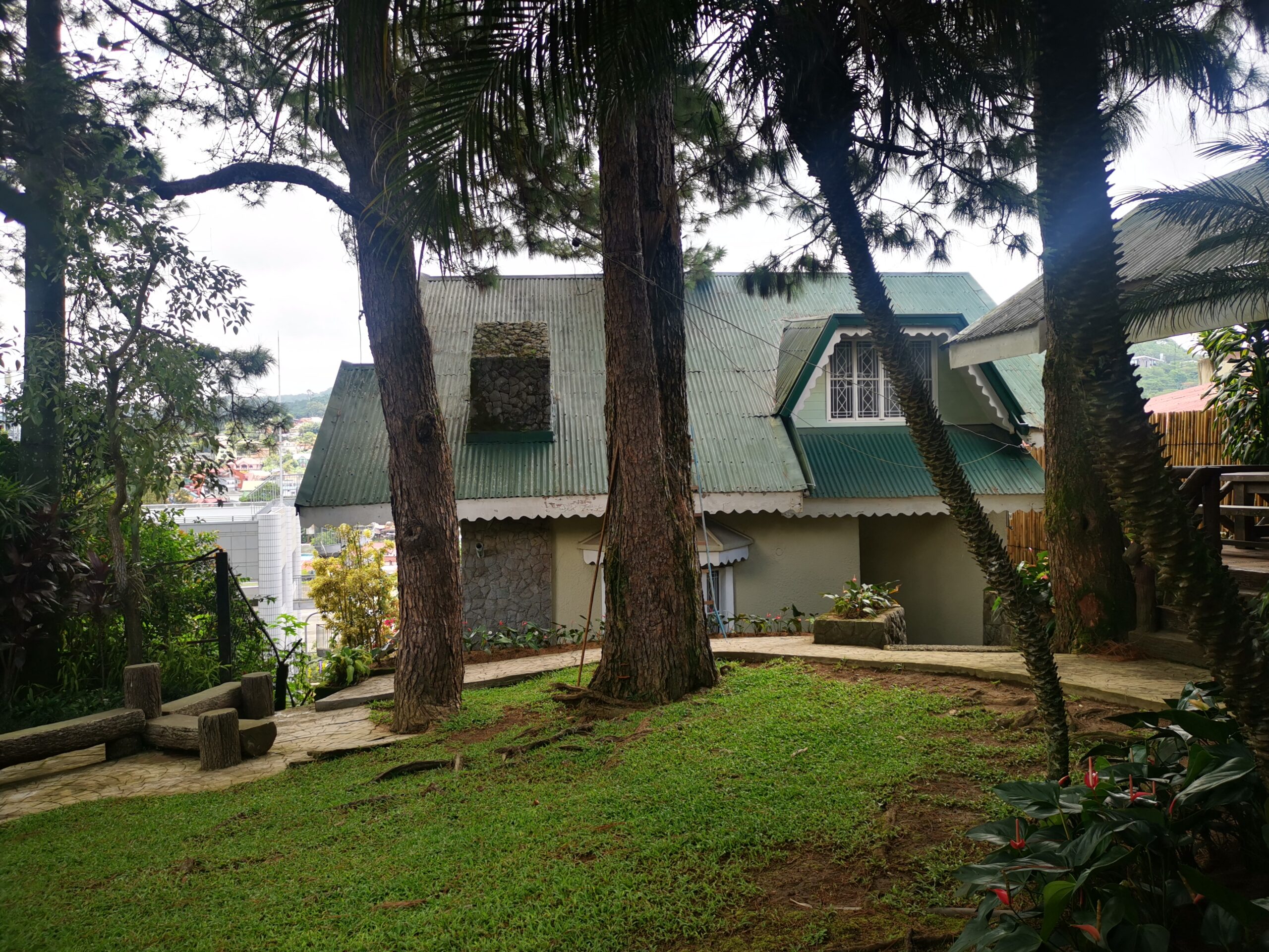 Pinewood finished old Baguio house